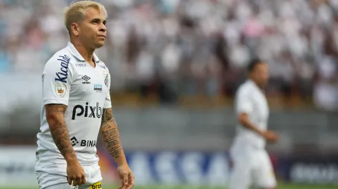 SP - Sao Paulo - 28/01/2023 - PAULISTA 2023, SANTOS X FERROVIARIA - Soteldo jogador do Santos durante partida contra o Ferroviaria no estadio Caninde pelo campeonato Paulista 2023. Foto: Marcello Zambrana/AGIF