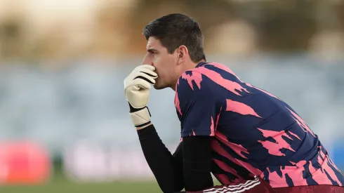 Gonzalo Arroyo Moreno/Getty Images- Courtois, goleiro do Real Madrid