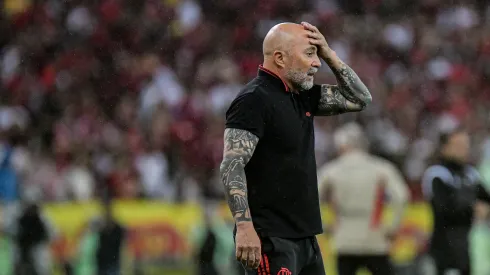 Thiago Ribeiro/AGIF- Sampaoli, técnico do Flamengo
