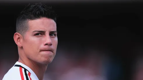 SP – SAO PAULO – 19/08/2023 – BRASILEIRO A 2023, SAO PAULO X BOTAFOGO – James Rodriguez jogador do Sao Paulo durante partida contra o Botafogo no estadio Morumbi pelo campeonato Brasileiro A 2023. Foto: Ettore Chiereguini/AGIF
