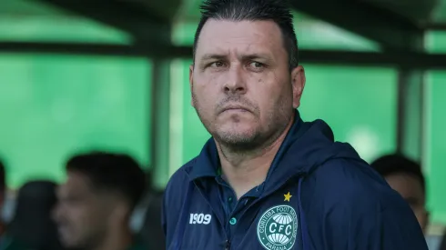 Robson Mafra/AGIF- Thiago Kosloski, técnico do Coritiba
