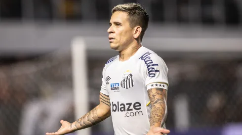 Abner Dourado/AGIF- Soteldo, atacante do Santos