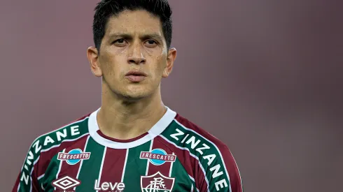 RJ – RIO DE JANEIRO – 01/06/2023 – COPA DO BRASIL 2023, FLAMENGO X FLUMINENSE – German Cano jogador do Fluminense durante partida contra o Flamengo no estadio Maracana pelo campeonato Copa do Brasil 2023. Foto: Thiago Ribeiro/AGIF
