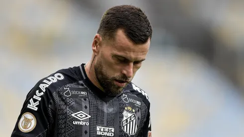 RJ – RIO DE JANEIRO – 29/07/2023 – BRASILEIRO A 2023, FLUMINENSE X SANTOS – Lucas Lima jogador do Santos durante partida contra o Fluminense no estadio Maracana pelo campeonato Brasileiro A 2023. Foto: Thiago Ribeiro/AGIF
