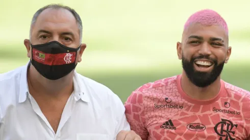 Foto: Fernando Soutello/AGIF - Marcos Braz e Gabigol
