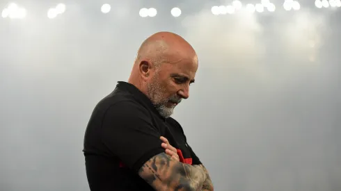 Thiago Ribeiro/AGIF- Jorge Sampaoli, técnico do Flamengo
