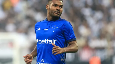 SP – SAO PAULO – 16/04/2023 – BRASILEIRO A 2023, CORINTHIANS X CRUZEIRO – Nikao jogador do Cruzeiro durante partida contra o Corinthians no estadio Arena Corinthians pelo campeonato BRASILEIRO A 2023. Foto: Marcello Zambrana/AGIF
