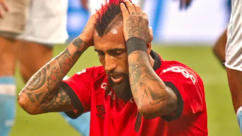 Gabriel Machado/AGIF- Arturo Vidal, volante do Athletico-PR
