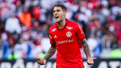 RS – PORTO ALEGRE – 19/08/2023 – BRASILEIRO A 2023, INTERNACIONAL X FORTALEZA – Hugo Mallo jogador do Internacional durante partida contra o Fortaleza no estadio Beira-Rio pelo campeonato Brasileiro A 2023. Foto: Maxi Franzoi/AGIF
