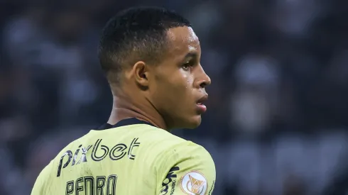 SP – SAO PAULO – 22/09/2023 – BRASILEIRO A 2023, CORINTHIANS X BOTAFOGO – Pedro jogador do Corinthians durante partida contra o Botafogo no estadio Arena Corinthians pelo campeonato Brasileiro A 2023. Foto: Marcello Zambrana/AGIF
