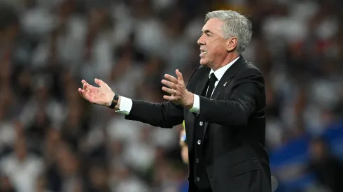 David Ramos/Getty Images- Carlo Ancelotti, técnico do Real Madrid
