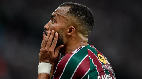RJ - RIO DE JANEIRO - 24/08/2023 - LIBERTADORES 2023, FLUMINENSE X OLIMPIA - Samuel Xavier jogador do Fluminense durante partida contra o Olimpia no estadio Maracana pelo campeonato Libertadores 2023. Foto: Thiago Ribeiro/AGIF