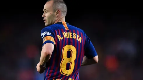 David Ramos/Getty Images- Iniesta em sua passagem pelo Barcelona
