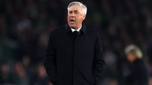 Fran Santiago/Getty Images- Carlo Ancelotti, técnico do Real Madrid