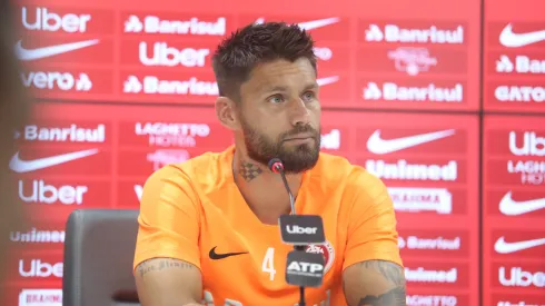 Foto Ricardo Duarte/Internacional - Rafael Sóbis fala sobre eliminação do Inter na Libertadores.