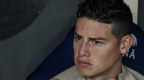 RJ – RIO DE JANEIRO – 13/08/2023 – BRASILEIRO A 2023, FLAMENGO X SAO PAULO – James Rodriguez jogador do Sao Paulo durante partida contra o Flamengo no estadio Maracana pelo campeonato Brasileiro A 2023. Foto: Thiago Ribeiro/AGIF
