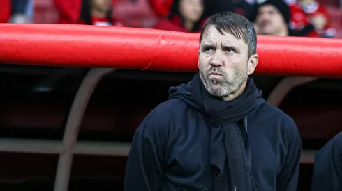 RS - PORTO ALEGRE - 05/08/2023 - BRASILEIRO A 2023, INTERNACIONAL X CORINTHIANS - Eduardo Coudet tecnico do Internacional durante partida contra o Corinthians no estadio Beira-Rio pelo campeonato Brasileiro A 2023. Foto: Maxi Franzoi/AGIF
