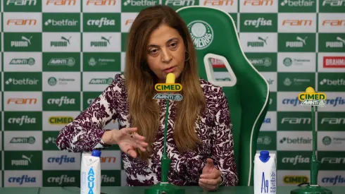 Foto: Cesar Greco/Palmeiras/by Canon – Leila comenta situação de Abel no Palmeiras
