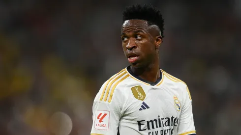 Denis Doyle/Getty Images- Vinícius Jr, atacante do Real Madrid