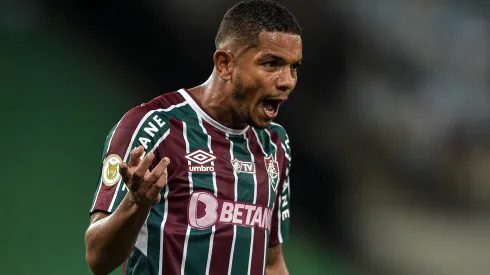 RJ – Rio de Janeiro – 23/10/2021 – BRASILEIRO A 2021, FLUMINENSE X FLAMENGO – David Braz jogador do Fluminense durante partida contra o Flamengo no estadio Maracana pelo campeonato Brasileiro A 2021. Foto: Thiago Ribeiro/AGIF
