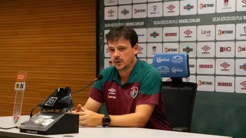 FOTO DE MARCELO GONÇALVES / FLUMINENSE FC – Diniz fala sobre arbitragem.
