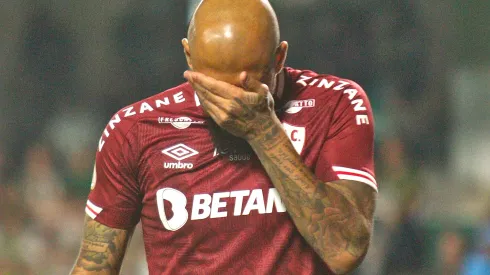 Gabriel Machado/AGIF- Felipe Melo, volante do Fluminense
