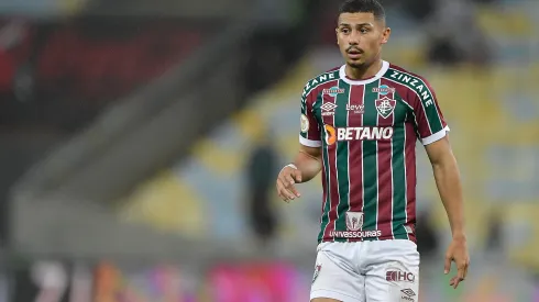 RJ – RIO DE JANEIRO – 29/07/2023 – BRASILEIRO A 2023, FLUMINENSE X SANTOS – Andre jogador do Fluminense durante partida contra o Santos no estadio Maracana pelo campeonato Brasileiro A 2023. Foto: Thiago Ribeiro/AGIF
