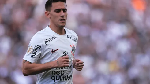 SP – SAO PAULO – 03/09/2023 – BRASILEIRO A 2023, CORINTHIANS X PALMEIRAS – Rojas jogador do Corinthians durante partida contra o Palmeiras no estadio Arena Corinthians pelo campeonato Brasileiro A 2023. Foto: Ettore Chiereguini/AGIF
