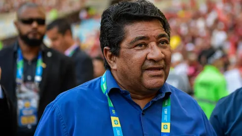 Ednaldo Rodrigues antes da partida entre Flamengo e São Paulo pela Copa do Brasil 2023. Foto: Thiago Ribeiro/AGIF