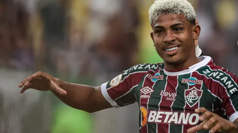 Foto: Thiago Ribeiro/AGIF - John Kennedy virou herói do Fluminense na Libertadores