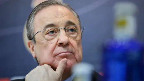 Gonzalo Arroyo Moreno/Getty Images- Florentino Pérez, presidente do Real Madrid –
