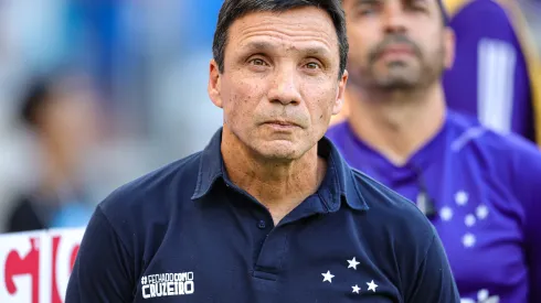  Ze Ricardo tecnico do Cruzeiro durante partida contra o Internacional no estadio Mineirao pelo campeonato Brasileiro A 2023. Foto: Gilson Lobo/AGIF
