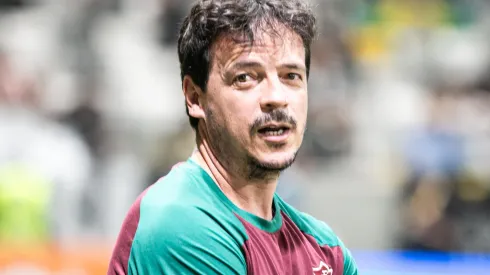 Fernando Diniz tecnico do Fluminense durante partida contra o Atletico-MG no estadio Arena MRV pelo campeonato Brasileiro A 2023. Foto: Fernando Moreno/AGIF
