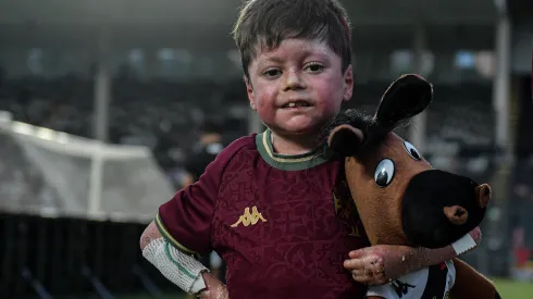Pequeno Gui Gandra, torcedor do Vasco. Foto: Thiago Ribeiro/AGIF