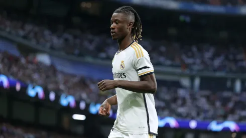 Eduardo Camavinga, meia do Real Madrid. Foto:  Gonzalo Arroyo Moreno/Getty Images
