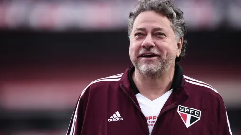 Julio Casares presidente do Sao Paulo durante partida contra o Corinthians no estadio Morumbi pelo campeonato Brasileiro A 2022. Foto: Ettore Chiereguini/AGIF