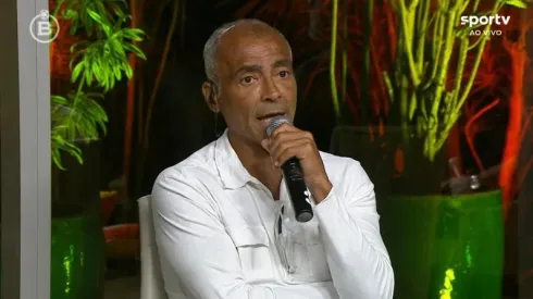 Romário, ex-jogador de futebol. Foto: Reprodução/SporTV