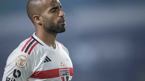 Lucas da declaração inusitada e assunto repercute no São Paulo. Foto: Heber Gomes/AGIF