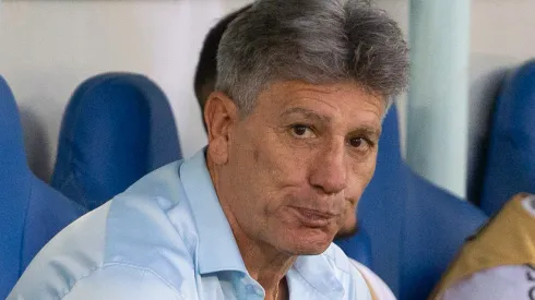  Renato Portaluppi tecnico do Gremio durante partida contra o Cuiaba no estadio Arena Pantanal pelo campeonato BRASILEIRO A 2023. Foto: Gil Gomes/AGIF
