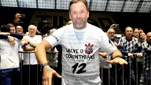 Augusto Melo, novo presidente do Corinthians. Foto: ASCOM Corinthians