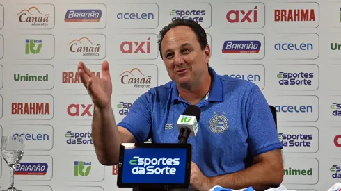  Rogerio Ceni, técnico do Bahia, durante entrevista coletiva de imprensa na Arena Fonte Nova. Foto: Walmir Cirne/AGIF
