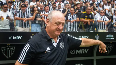 Felipão tem contrato até o fim do ano no Atlético. Foto: Fernando Moreno/AGIF
