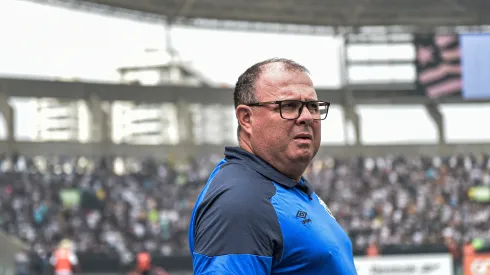 RJ – RIO DE JANEIRO – 26/11/2023 – BRASILEIRO A 2023, BOTAFOGO X SANTOS – Marcelo Fernandes tecnico do Santos durante partida contra o Botafogo no estadio Engenhao pelo campeonato Brasileiro A 2023. Foto: Thiago Ribeiro/AGIF
