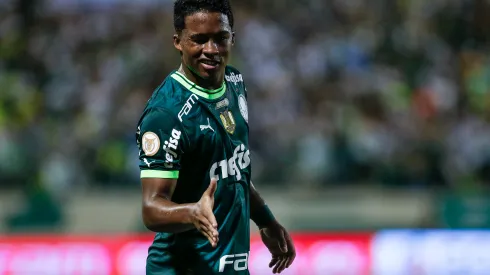 Endrick, atacante do Palmeiras. Foto: Ricardo Moreira/Getty Images)
