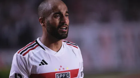 Diagnóstico de Lucas é divulgado no São Paulo. Foto: Ettore Chiereguini/AGIF