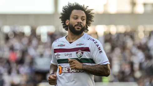 Marcelo jogador do Fluminense durante partida contra o Vasco no estadio Engenhao pelo campeonato Brasileiro A 2023. Foto: Thiago Ribeiro/AGIF