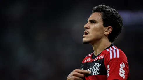 Pedro, atacante do Flamengo. Foto: Thiago Ribeiro/AGIF
