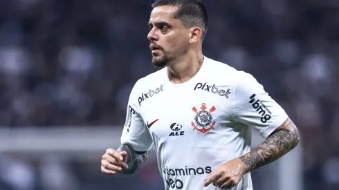 Fagner  jogador do Corinthians durante partida contra o America-MG no estadio Arena Corinthians pelo campeonato Brasileiro A 2023. Foto: Marcello Zambrana/AGIF
