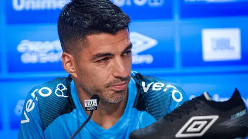 Suárez, em sua passagem pelo Grêmio. Foto: Maxi Franzoi/AGIF