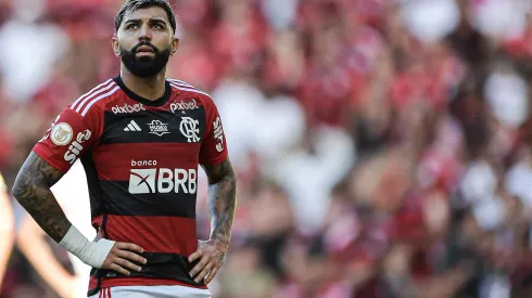 Gabigol, atacante do Flamengo. Foto: Thiago Ribeiro/AGIF
